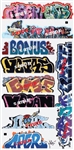 Blair Line 1262 N Mega Set Modern Tagger Graffiti Decals #13 Pkg 10