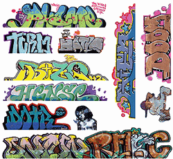 Blair Line 2259 HO Graffiti Decals Mega Set Set #10 Pkg 11