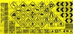 Blair Line 5 N Highway Signs Warning #1 1971-Present