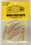 Blair Line 98 N Posts for Highway Signs Square Wood