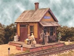 Bar Mills 262 HO Springfield Station Laser-Cut Wood Kit