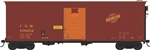 Bowser 43154 HO 40' Single-Door Boxcar w/Roof Hatches Chicago & North Western #108610