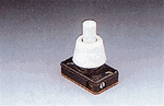 Brawa 3524 SPST Panel Push-Button Switch w/Nut Base Approximately 1 x 1/2" Threaded Neck Length Approximately 1/2"