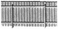 B.T.S. 3014 S Board Fence 90 S Scale Feet Long