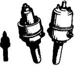 Cal Scale 247 HO Pop Valves Large Style For Steam Locomotives Brass Castings Pkg 6