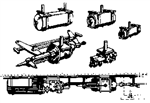 Cal Scale 300 HO Brake Set Westinghouse UC Air System for all Standard Steel Passenger Cars