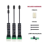 Digitrax SNABC N Turnout Signaling Kit Includes 1 Dual-Head and 2 Single-Head Signals