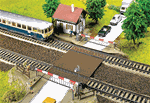 Faller 120174 HO Grade Crossing w/Gates Kit