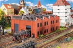 Faller 222096 N 2-Track Sawtooth Brick Engine Repair Shed Kit