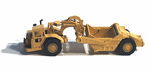 GHQ 53010 N Construction Equipment Unpainted Metal Kit Scraper/Earthmover