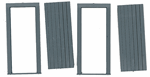 Grandt Line 3633 O Door Planked 30 x 66" With Z-Brace Pkg 2