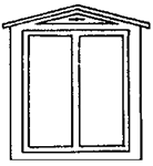 Grandt Line 3710 O Durango Station Windows Two-Pane 36 x 44"