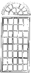 Grandt Line 3715 O Round Top Windows 53-Pane Scale Pkg 3