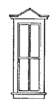 Grandt Line 3736 O Double-Hung Windows w/Pointed Top Four-Pane 30 x 88" 