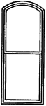 Grandt Line 3748 O Arched-Top Double-Hung Windows Two-Pane