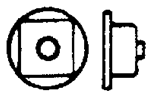 Grandt Line 99 O Nut-Bolt-Washer 1-5/8" Nut 1" Bolt 2-1/2" Steel Washer