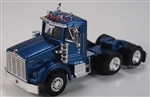 Herpa 410662 HO Kenworth T800 3-Axle Day-Cab Tractor Only 2 Pack Assembled Blue