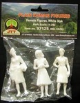 JTT 97125 1-24 Human Figures Unpainted Pkg 3 Female