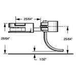 Kadee 31 HO #31 Plastic-Shank Coupler Kit Long 25/64" Underset w/#233 Draft Gear Boxes 2 Pair