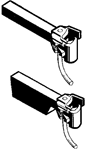 Kadee 822 I #1 Scale Coupler Straight Shank