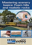 Kalmbach 15301 Mastering Scenery Basics DVD Foam Hills and Realistic Rocks