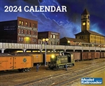 Kalmbach 68207 Model Railroader 2024 Calendar 12 Months Plus Bonus Modeling Q&A