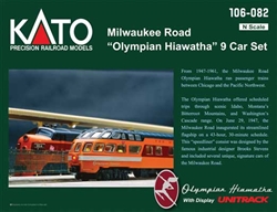 Kato 106-082 N Olympian Hiawatha 9-Car Passenger Set Post-1952 Version Milwaukee Road