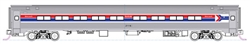 Kato 106-8012 N Amfleet I Coach 2-Pack Amtrak Set A #21226 21234 Phase I Wide Stripes