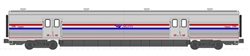 Kato 156-0956 N Viewliner II Baggage Car Amtrak #61058 Phase III Stainless Blue Travelscape Logo
