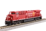 Kato 1767218 N GE AC4400CW Standard DC Canadian Pacific #9817 Golden Beaver Logo