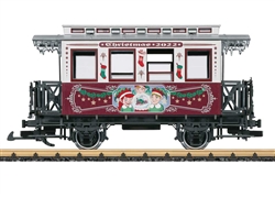 LGB 36022 G Wooden 2-Axle Passenger Car 2022 Christmas Car