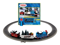 Lionel 685324 O Thomas and Friends Christmas Set LionChief Thomas 0-6-0 2 Cars