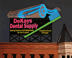 Micro Structures 9882 Animated Neon Billboard DeKays Dental Supply Medium