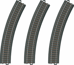 Marklin 20230 HO 3-Rail C Track My World Curved Sections Pkg 3 17-1/4" Radius R2 30-Degee