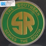 Microscale 10009 Embossed Die-Cut Metal Sign Southern Railway