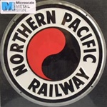 Microscale 10013 Embossed Die-Cut Metal Sign Northern Pacific