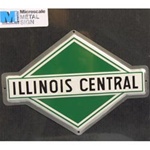 Microscale 10015 Embossed Die-Cut Metal Sign Illinois Central
