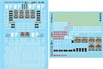 Microscale 87448 HO Railroad Decal Set Western Pacific Steel Cabooses