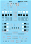 Microscale 87527 HO Diesel Loco Data Sheets GE & EMD Data & Builders Plates Late 1980s