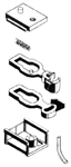 Micro Trains 001 02 014 Body Mount Couplers Short Shank w/Draft Gear Boxes 2 Pair