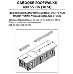Micro Trains 499 55 915 Roofwalks Short for Caboose