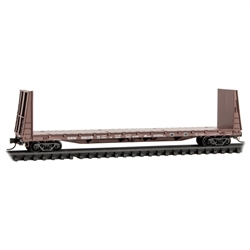 Micro Trains 054 00 033 N 61' 8" Bulkhead Flatcar Cotton Belt SSW #88125