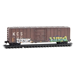Micro Trains 993 05 018 N 50' Box Weathered KCS 3/ Foam