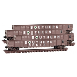 Micro Trains 993 00 176 N 50' Gondola Runner Pack Southern 4/