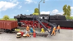 Noch 16270 HO Engine/Locomotive Facility Figures & Details 5 Figures, 4 Drums, 3 Cable Reels, Crane, Skate Rack, Welding Cart