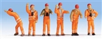 Noch 36275 N German Railroad Switchmen Uniforms Pkg 6