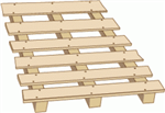 Northeastern Scale Lumber 95032 N Freight Pallet 32