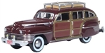 Oxford 87CB42001 HO 42 Chrysler Wagon Maroon