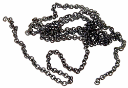 A Line 29221 HO Pre-Blackened Brass Chain 12" 15 Links per Inch