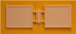 A Line 50156 HO Rear Trailer Doors Roll-Up 102" Wide Pkg 2